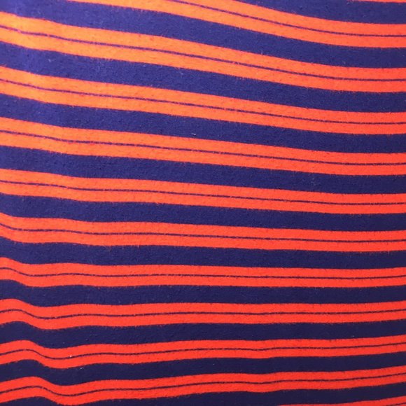 Pumpkin Patch Red Blue striped Dress size 12 - Picture 3 of 4